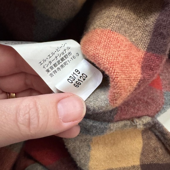 LL Bean Mens Chamois Flannel Traditional Fit Plaid Shirt Long Sleeve Large - Picture 5 of 6